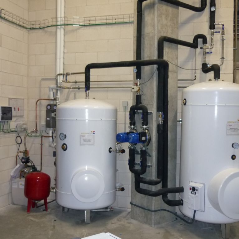 Sala de energía solar 